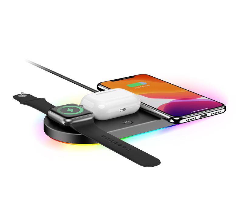 15W High Power 4 IN 1 Wireless Fast Charging PAD